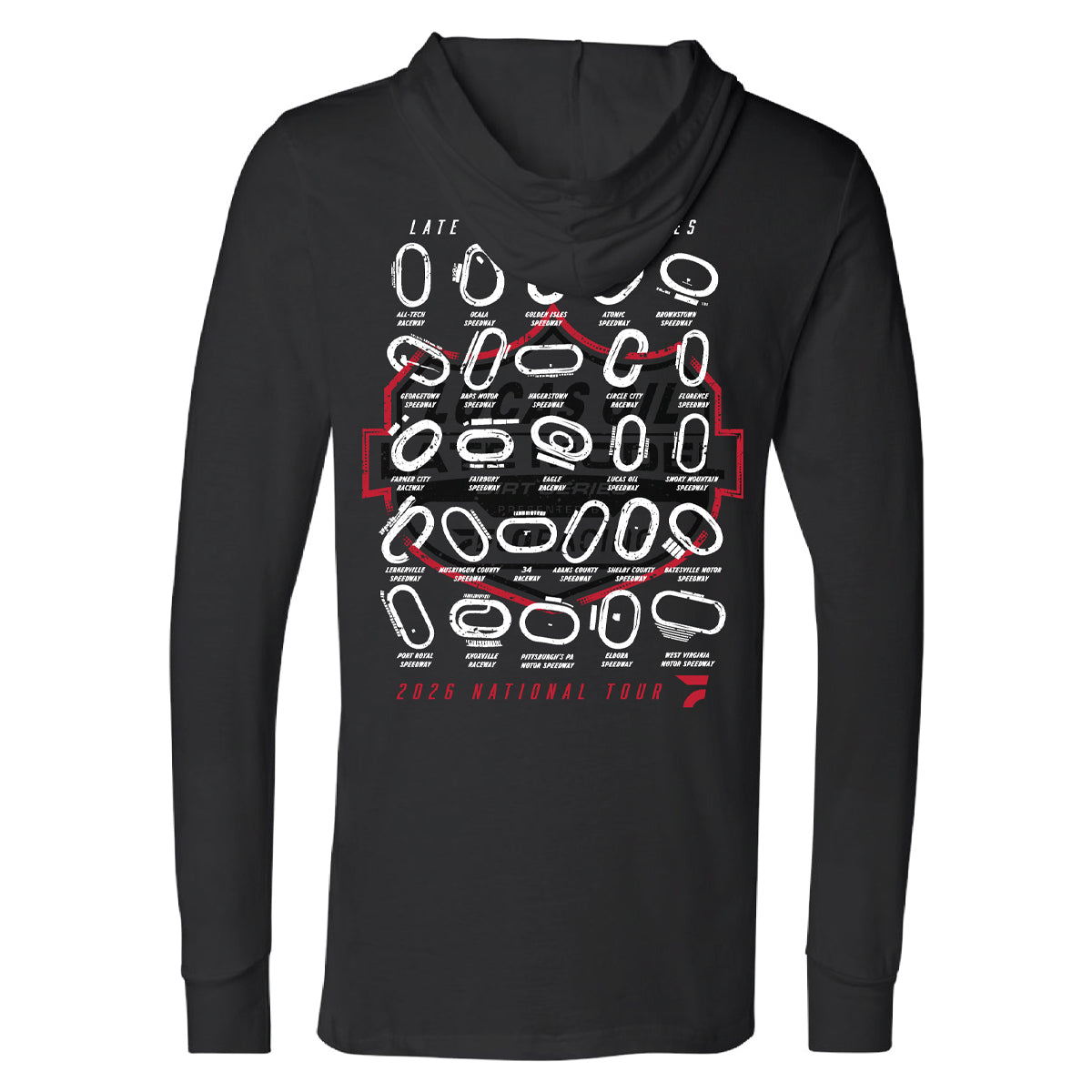 Road Map '26 Hooded Tee - Black