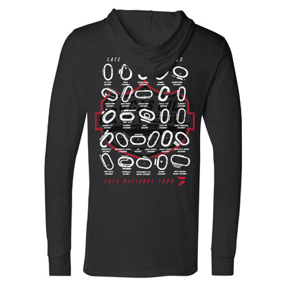 Road Map '26 Hooded Tee - Black