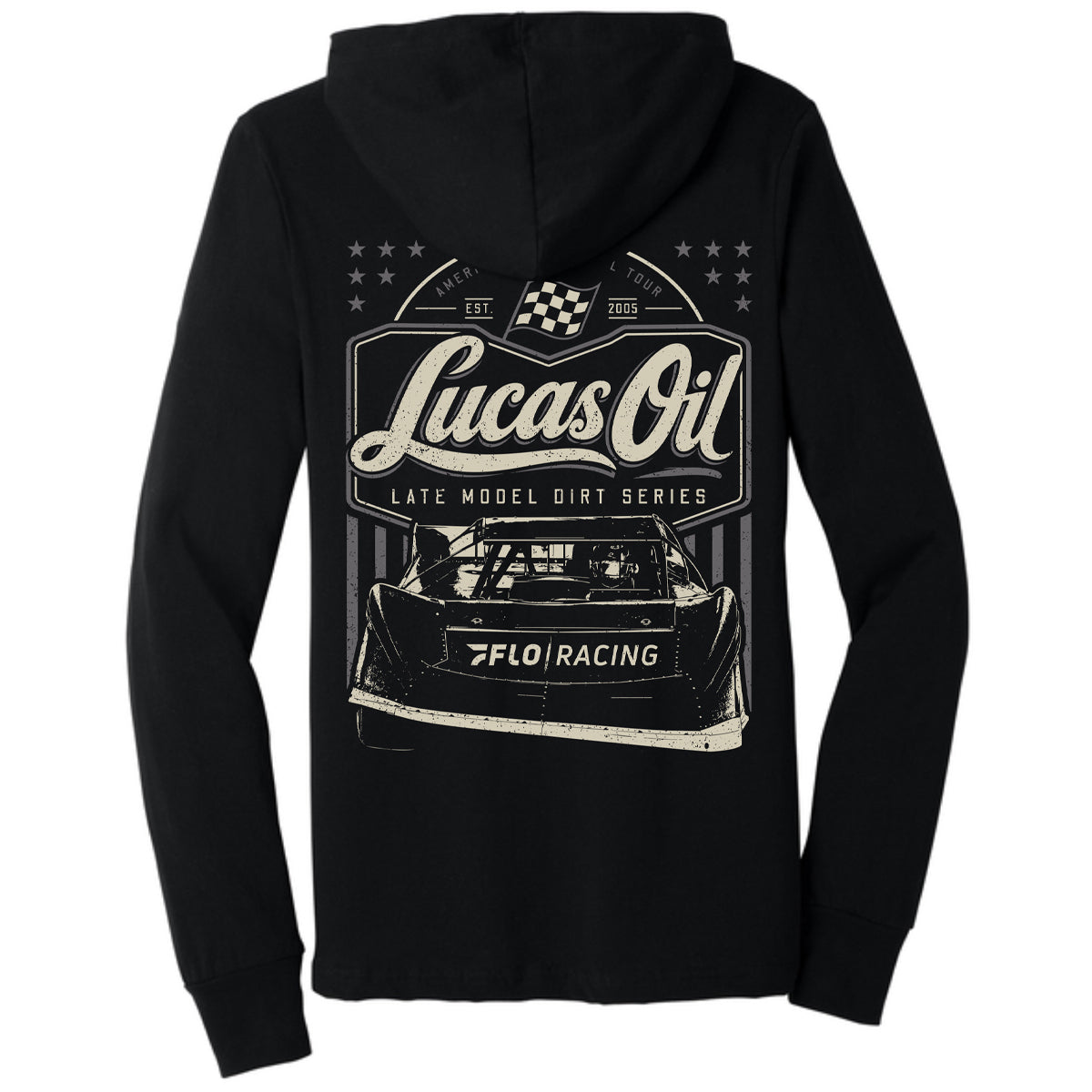 America's Tour Hooded Long Sleeve - Black