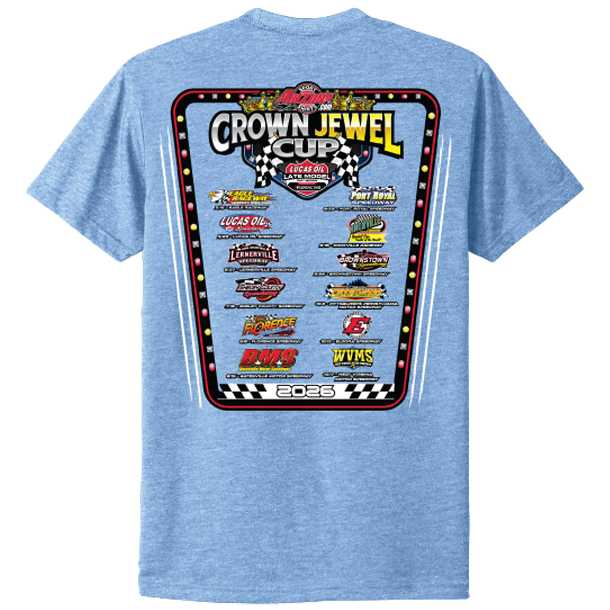 Crown Jewel Cup T-Shirt - Heather Columbia Blue