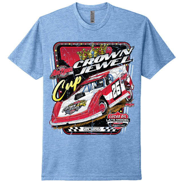 Crown Jewel Cup T-Shirt - Heather Columbia Blue