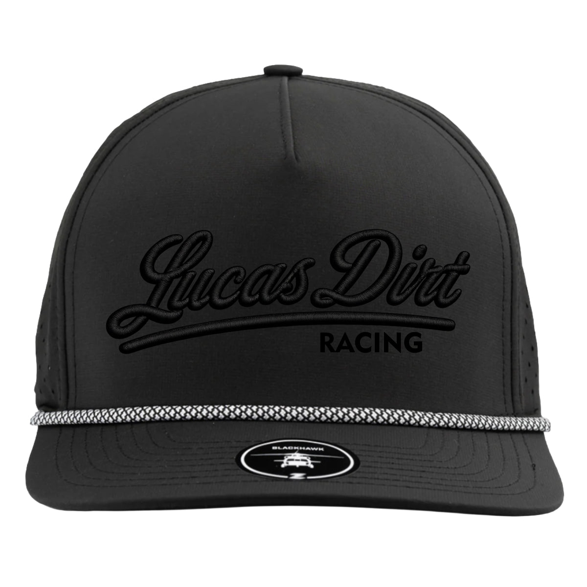 Zapped Blackhawk Rope Hat - Black/Black