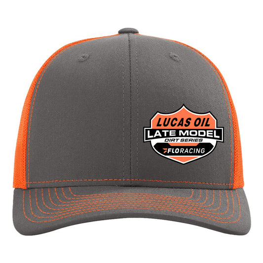 Richardson 112 - Charcoal/NeonOrange
