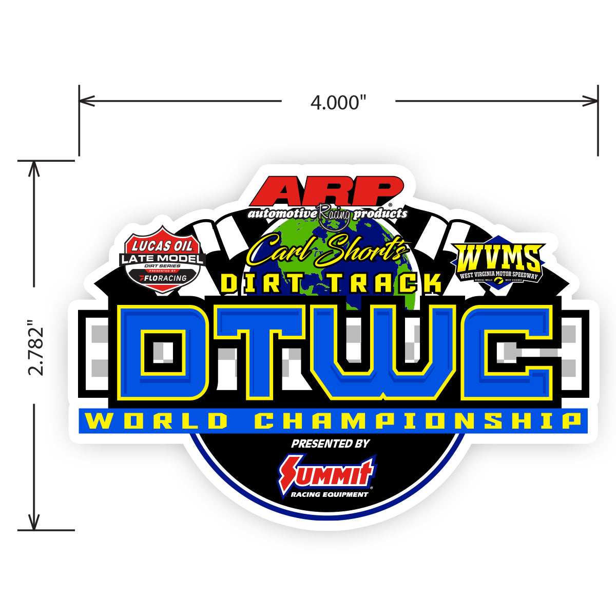 46th Annual Dirt Track World Championship Decal