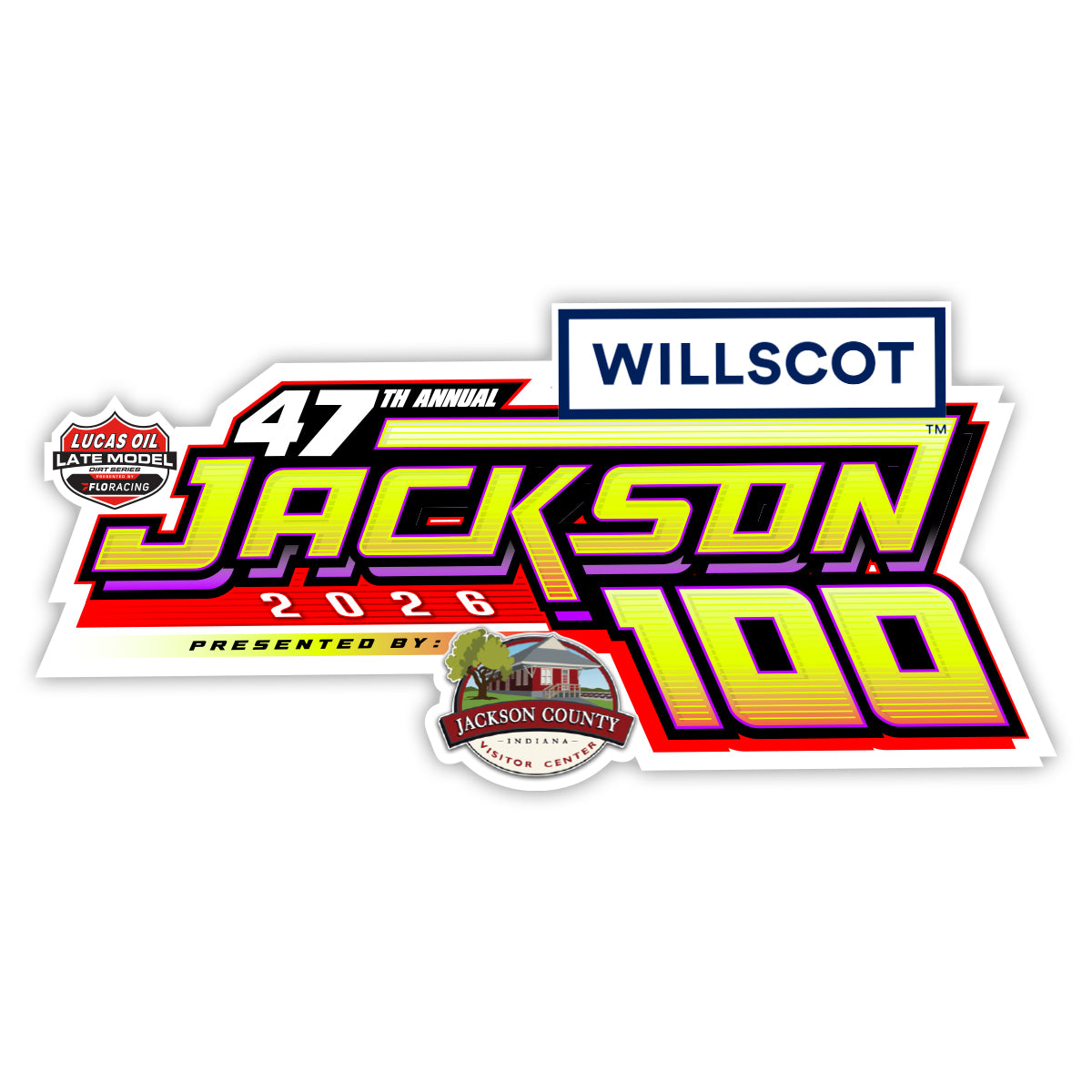 47th Annual Jackson 100 Decal