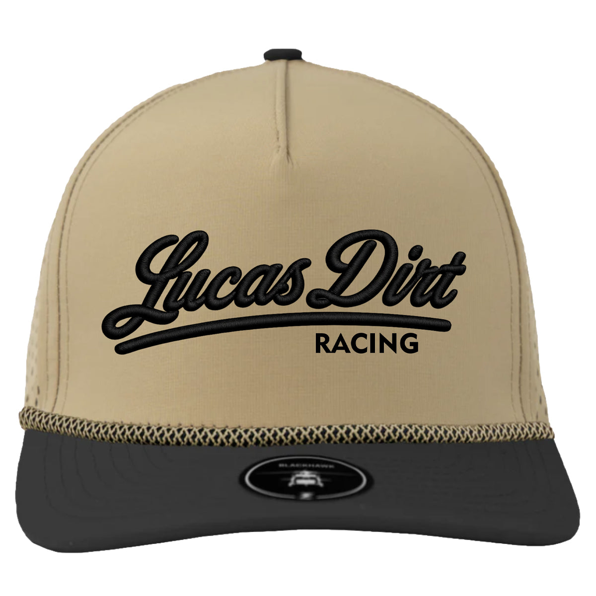 Zapped Blackhawk Rope Hat - Tan/Black