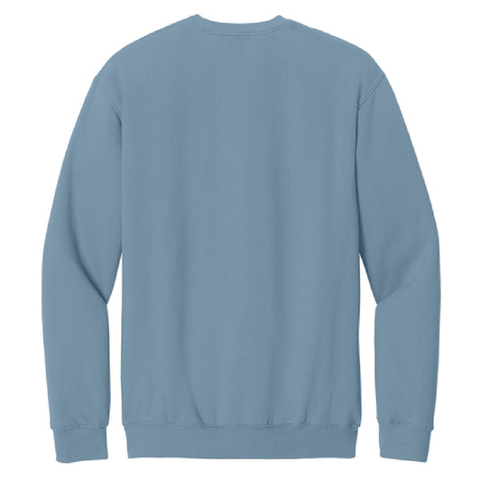 Ladies Embroidered Late Model Crewneck - Stone Blue