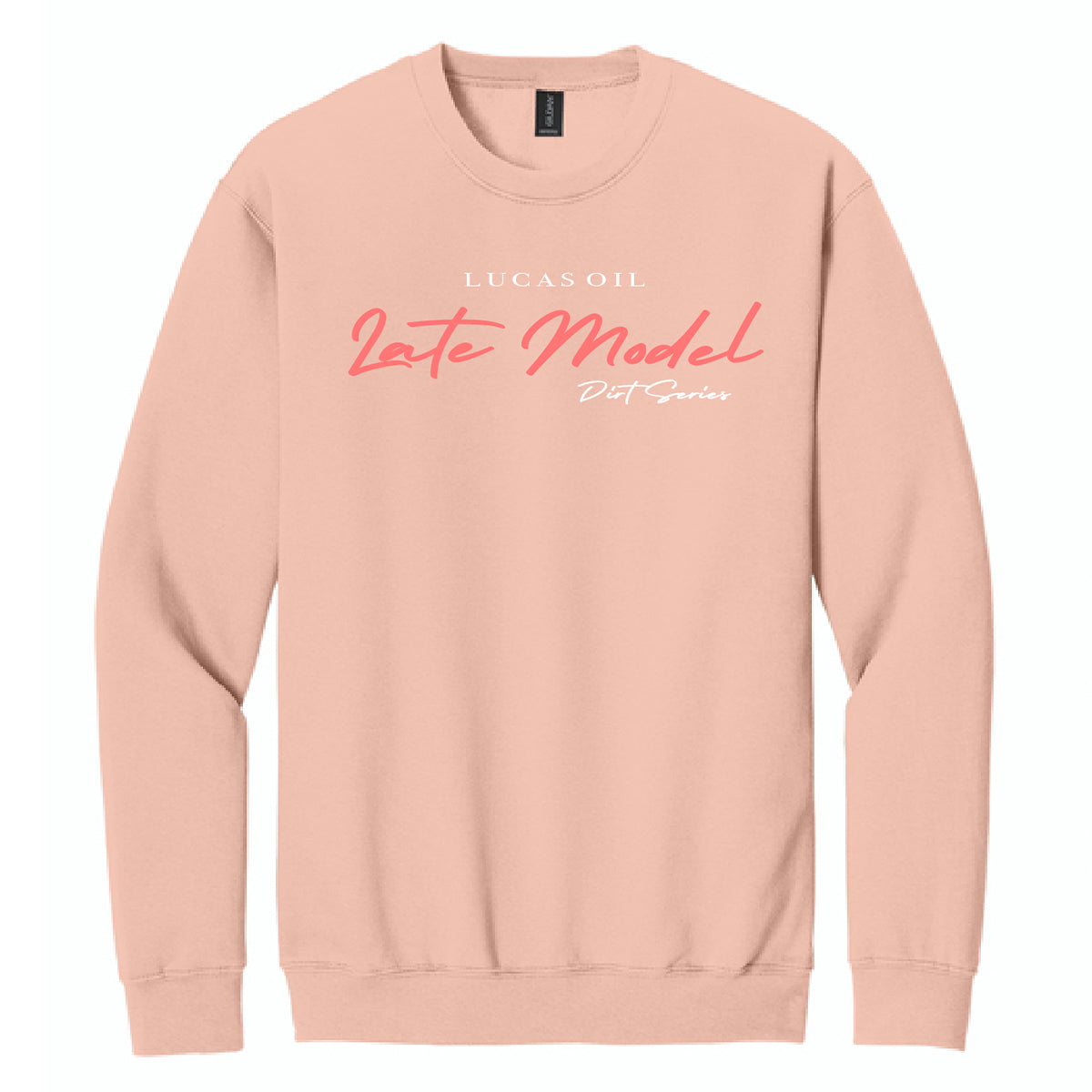 Ladies Embroidered Late Model Crewneck - Dusty Rose
