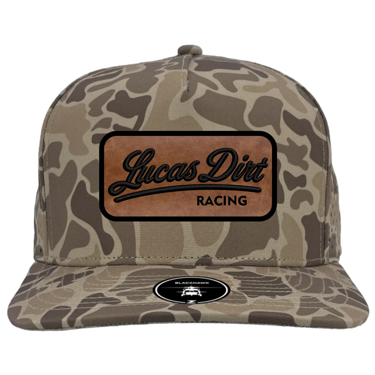 Zapped Blackhawk Hat - Camo/Patch