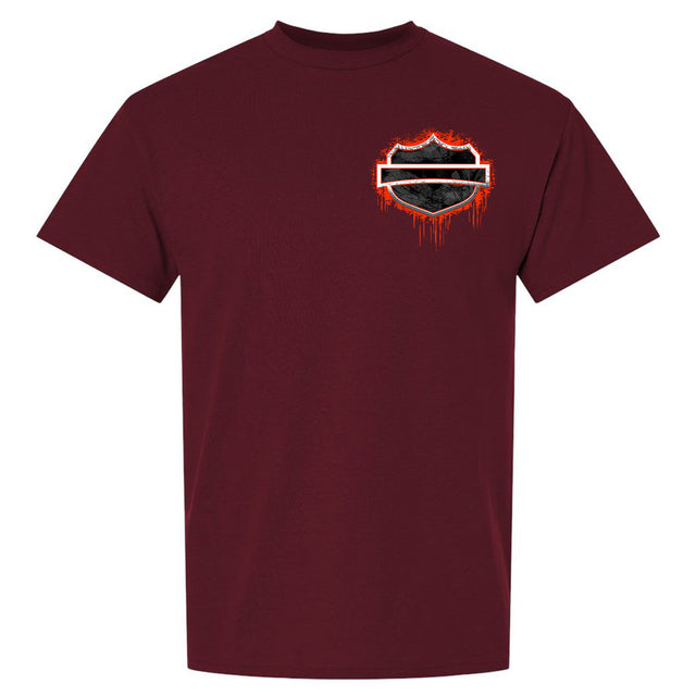 Open Throttle T-Shirt - Maroon
