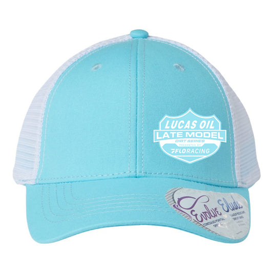 Ladies Ponytail Hat - Light Blue