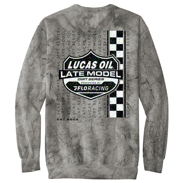Highlighter Drip Crewneck - Smoke Grey