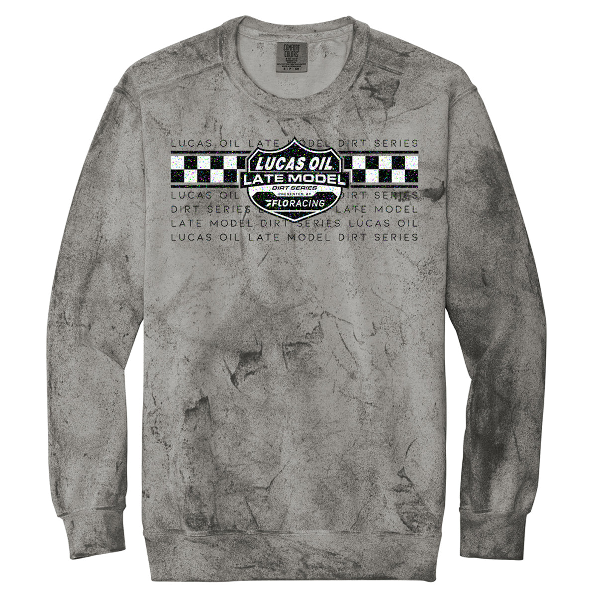 Highlighter Drip Crewneck - Smoke Grey