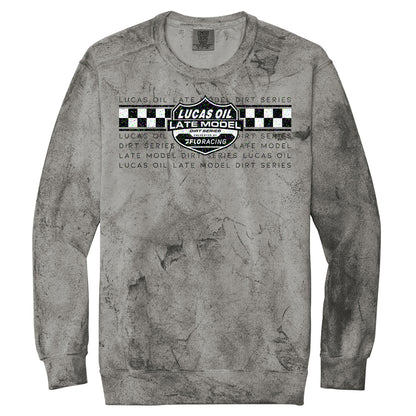 Highlighter Drip Crewneck - Smoke Grey