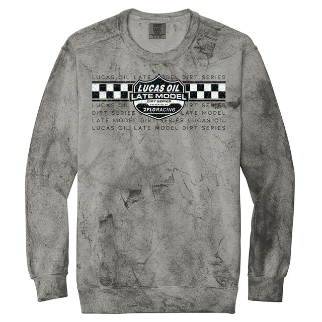 Highlighter Drip Crewneck - Smoke Grey
