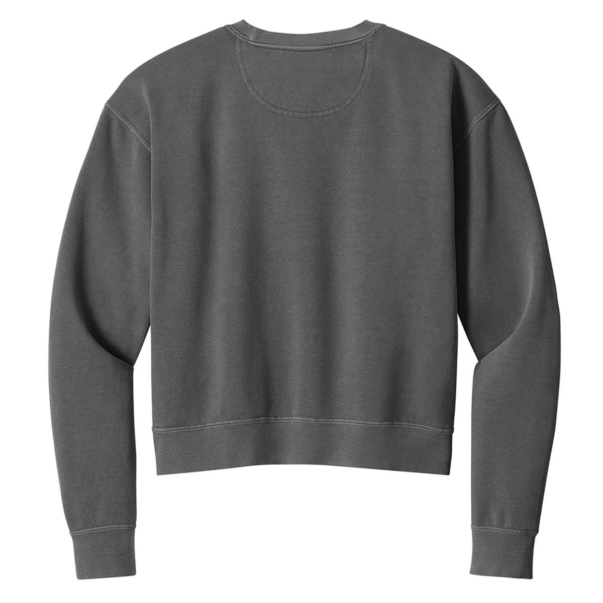 LucasDirt Boutique Cropped Crewneck - Pepper Grey