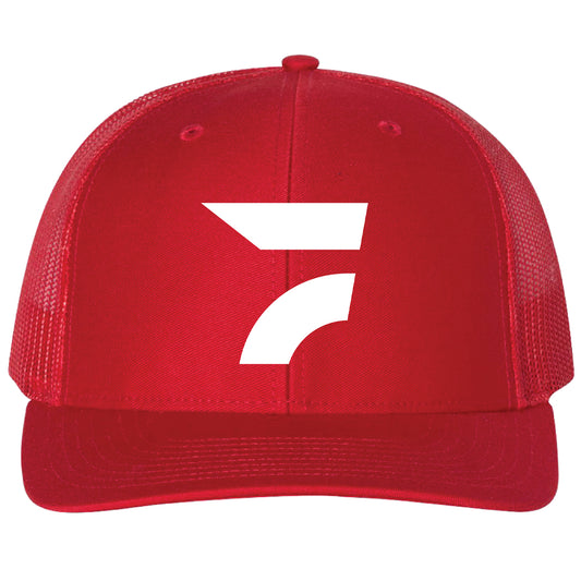 Flo Hawk Trucker Hat - Red