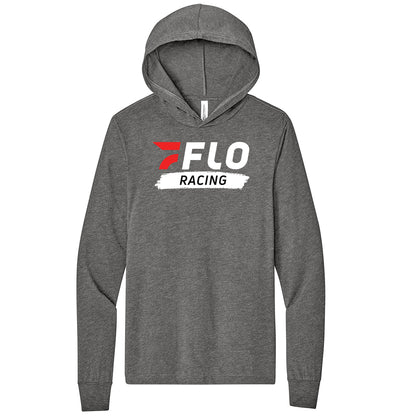 FloRacing Lifestyle Hooded Tee - Grey Triblend
