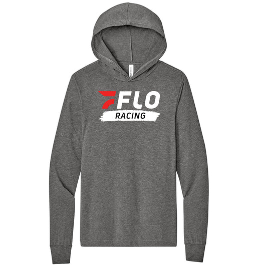 FloRacing Lifestyle Hooded Tee - Grey Triblend