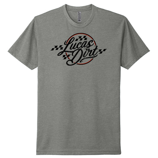 Victory Circle T-Shirt - Stone Grey